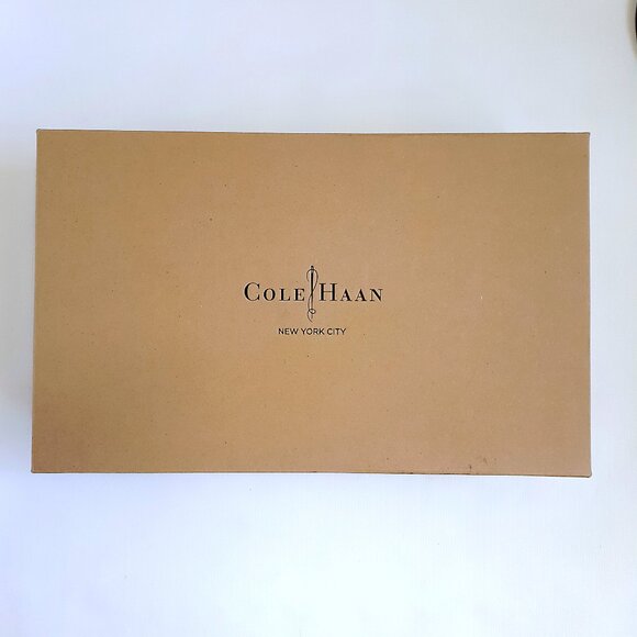 COLE & HAAN Tennley Knee High Buckle Boot in Ironstone Brown & Gray Leather - Picture 14 of 14